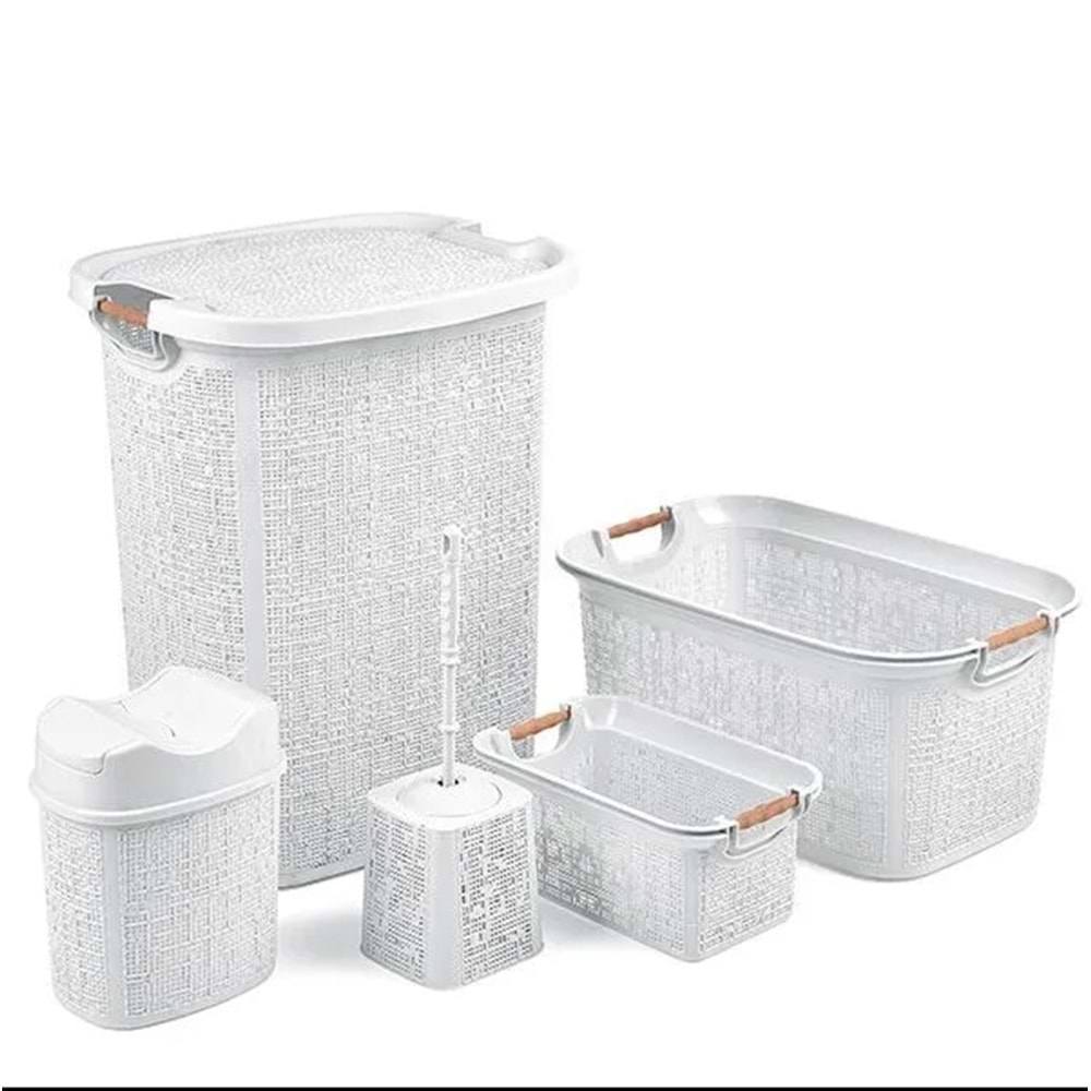 TUFFEX TP629 WOOW SERİSİ 5 PARÇA BANYO SETİ (1)