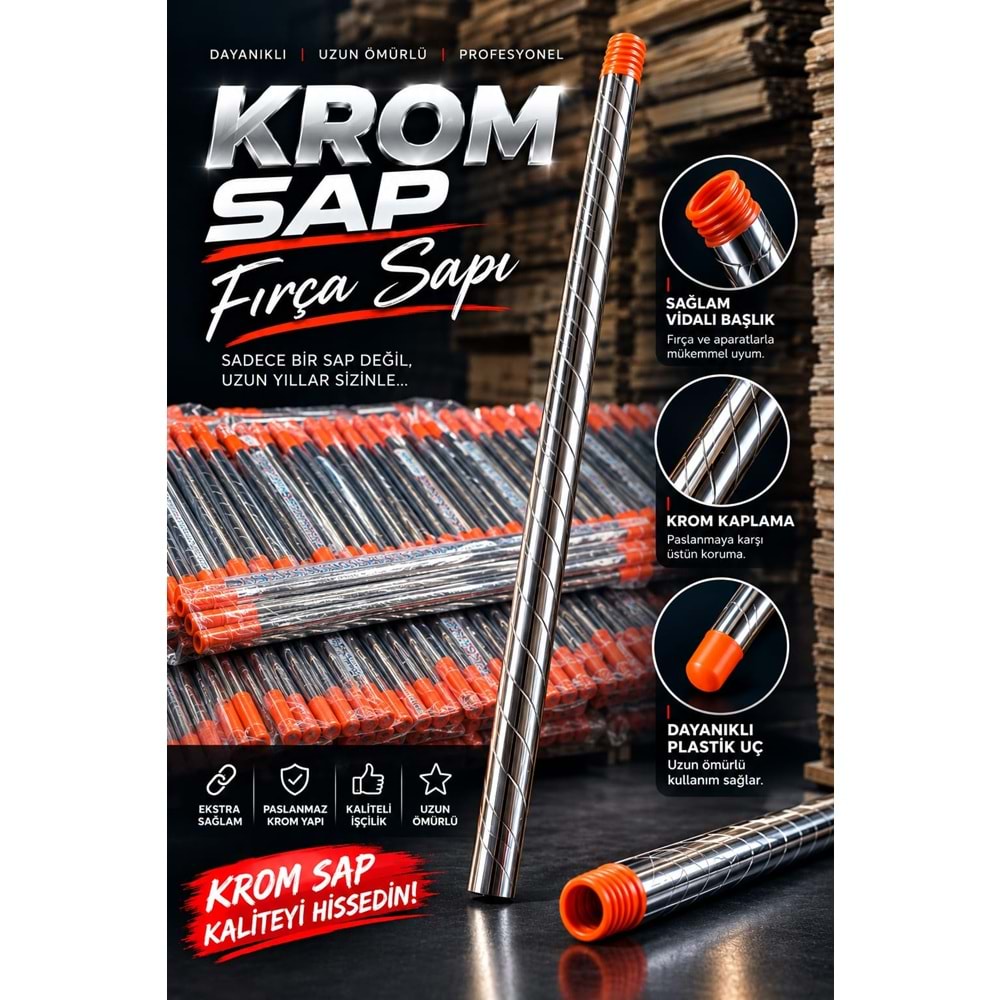 SAPSAN KRF12-T KROM FIRÇA SAPI TWİSTER 120 CM (25)