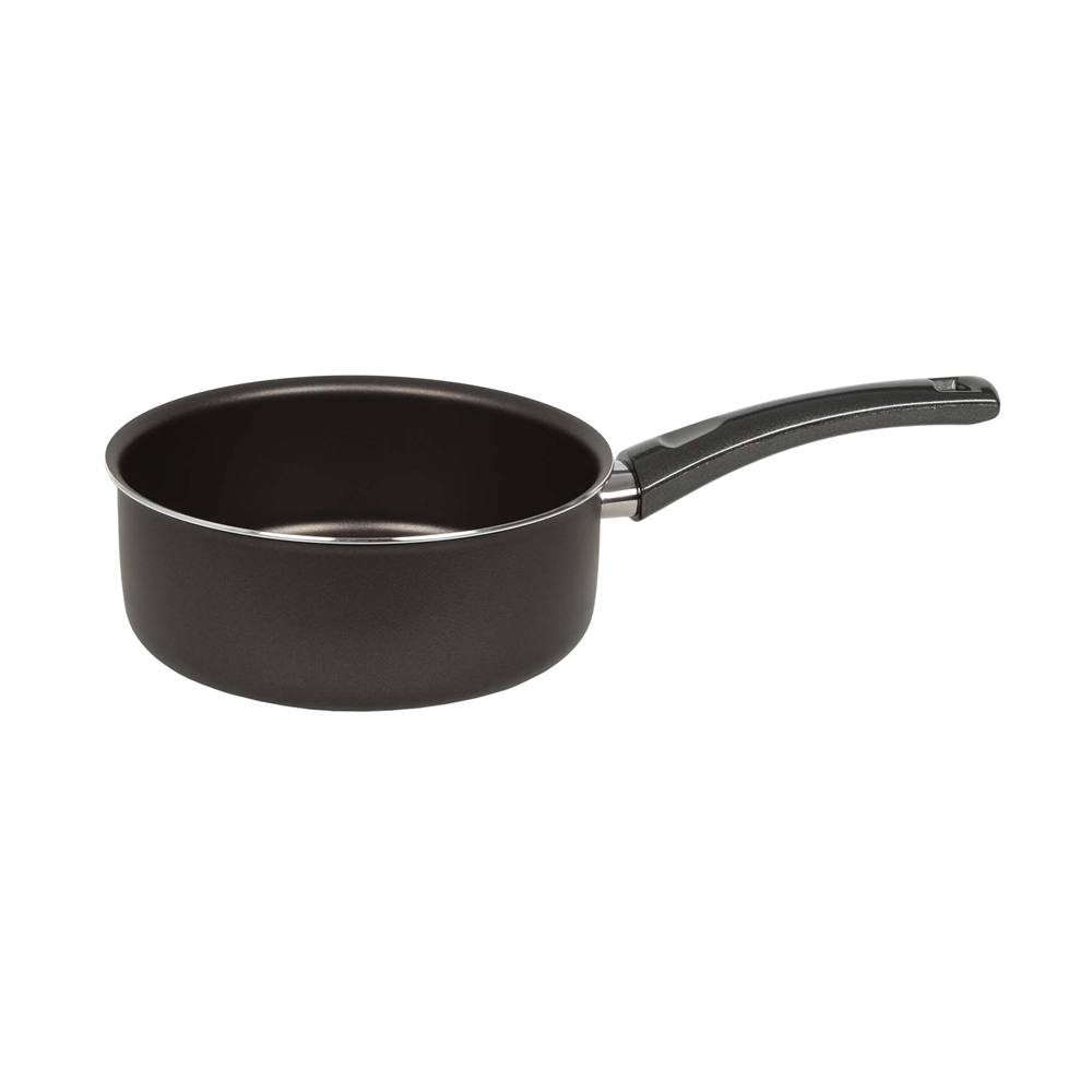 MEHTAP KC1620TEFLON KAÇEROLA 16CM ÇİFT TARAF TEFLON ONYX (6)