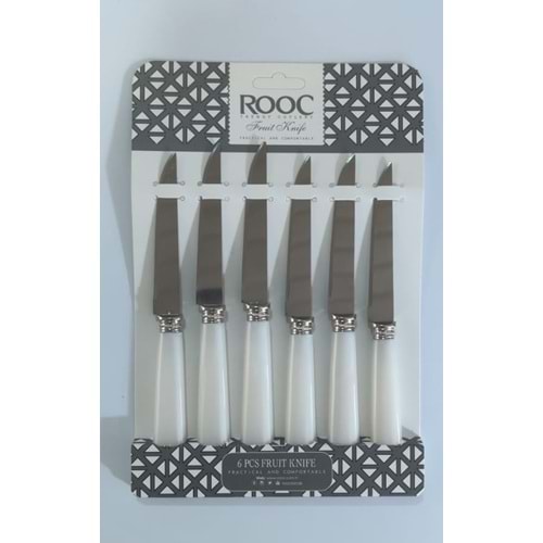 ROOC HST-086 6LI LÜX MEYVE BIÇAĞI (12) (144)