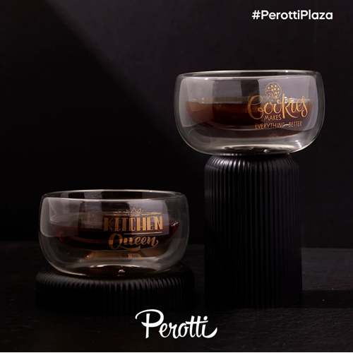 PEROTTİ 13794 DOUBLE BOWL 300ML CAM KASE (36)