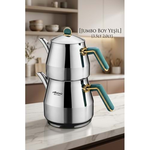 AKDENİZ ELMAS JUMBO YEŞİL ALTIN BAK.KULP ÇAYDANLIK (6)