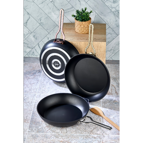 COOKER CKR2952 28 CM TITANIUM TAVA 4MM (SİYAH) (6)