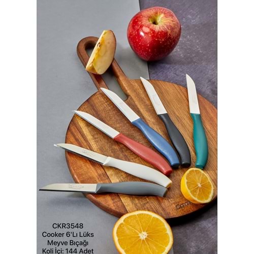 COOKER CKR3548 6LI LÜKS MEYVE BIÇAĞI (144)