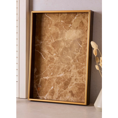 PEROTTİ 17473 TURİN BROWN MARBLE TEPSİ 28*40 CM (12)