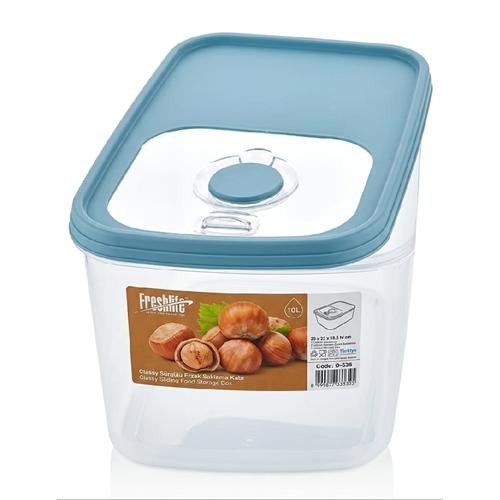 FRESHLİFE D-536 CLASSY SÜRGÜLÜ ERZAK SAKLAMA KABI 9LT (12)