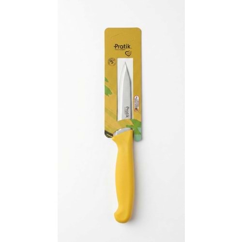 PİRGE PRT43011-05 PRATIK PLASTİK SAPLI SOYMA BIÇAĞI 9 CM SARI (12)