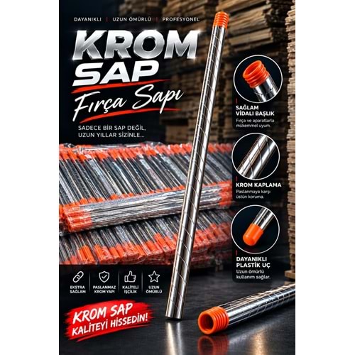 SAPSAN KRF12-T KROM FIRÇA SAPI TWİSTER 120 CM (25)