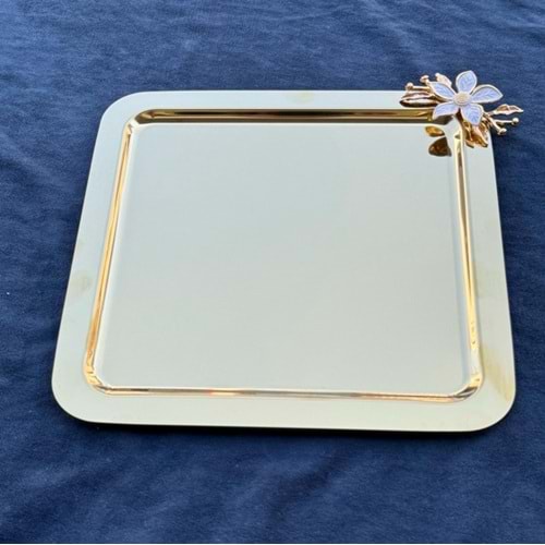 DGN TBPPT06 003 KARE TEK PAPATYA GOLD TEPSİ (48)
