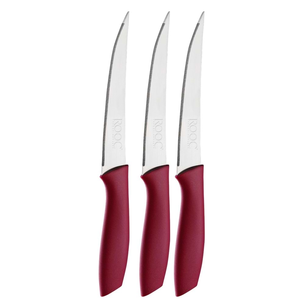 ROOC MR-003 LAZER KESİM 3LÜ BIÇAK SETİ (12) (240)