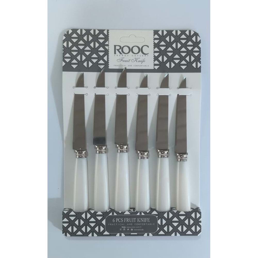 ROOC HST-086 6LI LÜX MEYVE BIÇAĞI (12) (144)