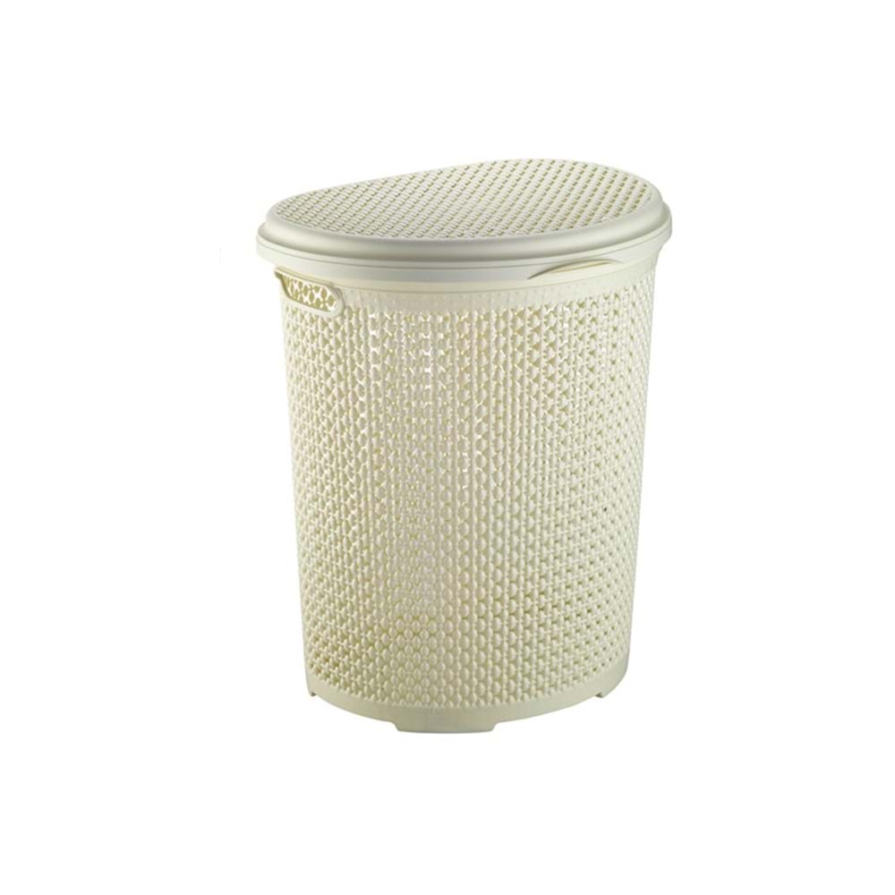 BURSEV 2131 02 İNCİ KİRLİ ÇAMAŞIR SEPETİ 45LT (10)