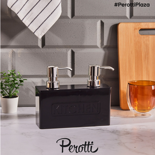 PEROTTİ 13229 KITCHEN 2`Lİ BLACK SIVI SABUNLUK (36)
