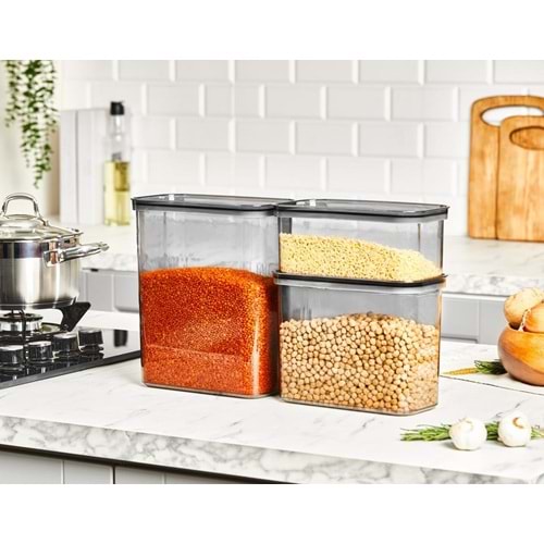 ORGANİZERS ORG-420-GR SPLAY DİKDRTGN ERZAK KABI 1,10Lt (12)