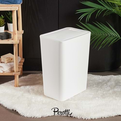 PEROTTİ 13244 MOLLY WHİTE 12 LT ÇÖP KOVASI (18)