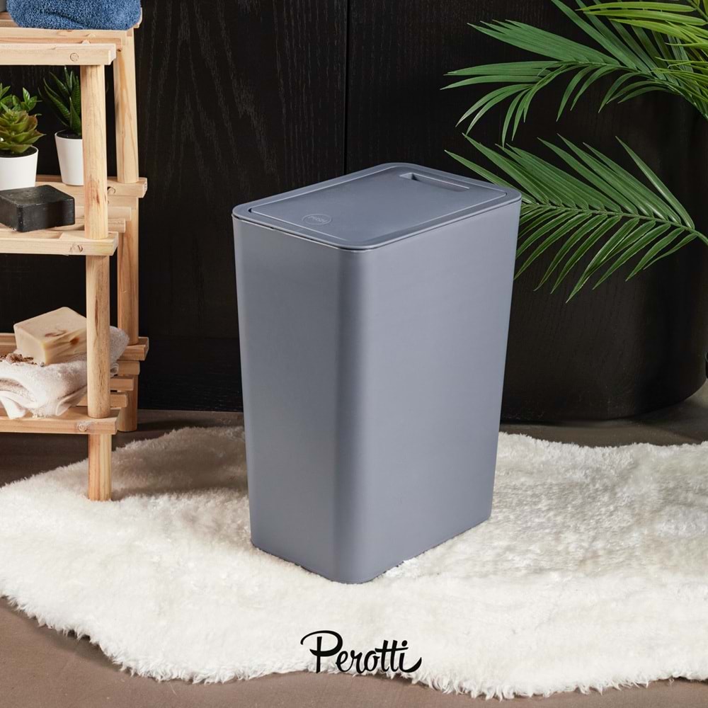 PEROTTİ 13246 MOLLY GREY 12 LT ÇÖP KOVASI (18)