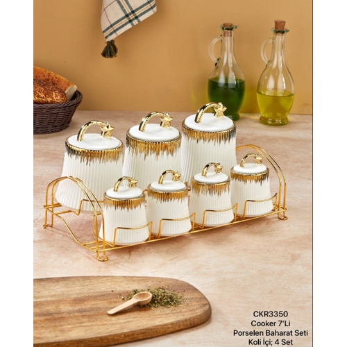 COOKER CKR3350 7Lİ PORSELEN BAHARATLIK SETİ (4)