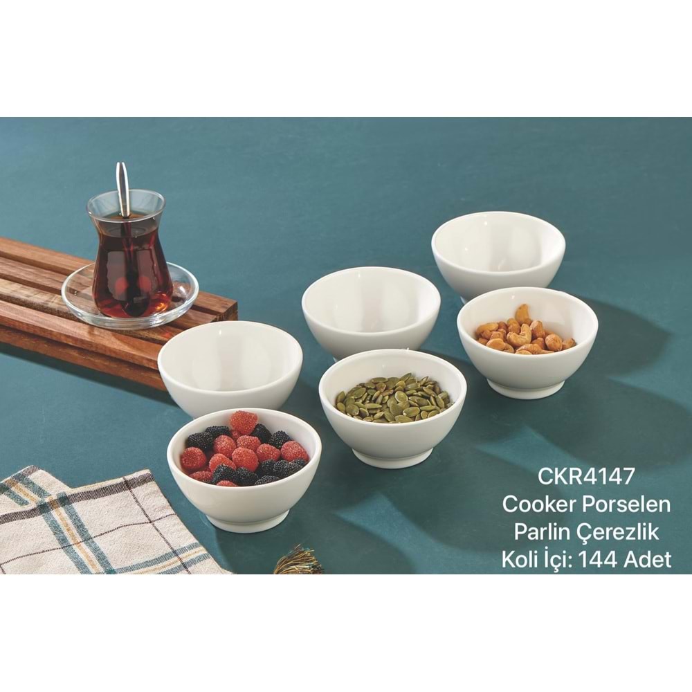 COOKER CKR4147 PORSELEN PARLİN ÇEREZLİK (144)