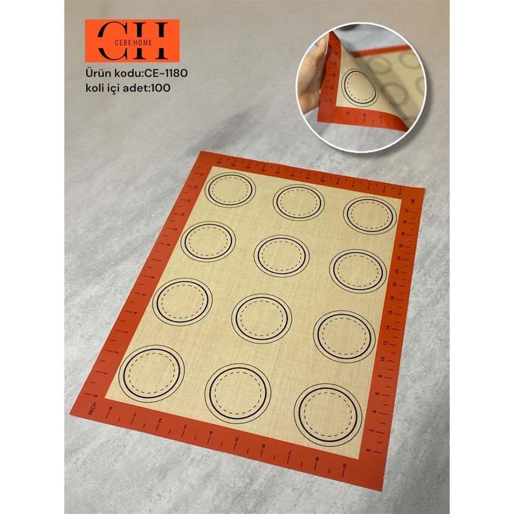 CEBE HOME CE-1180-5492 PİŞİRME MATI SİLPAT 30X40 CM (100)