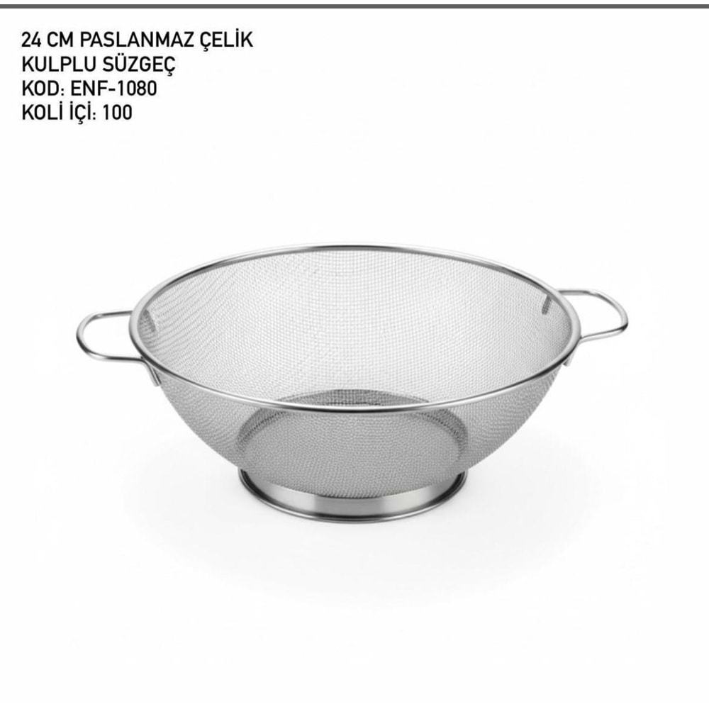 ENFA ENF-1080 24CM KULPLU SÜZGEÇ-KOD-4 (100)