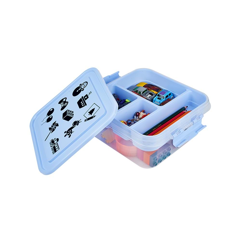 GONDOL G-610 MYBOX BÖLMELİ SAKLAMA KABI (4,50 Lt) (6)