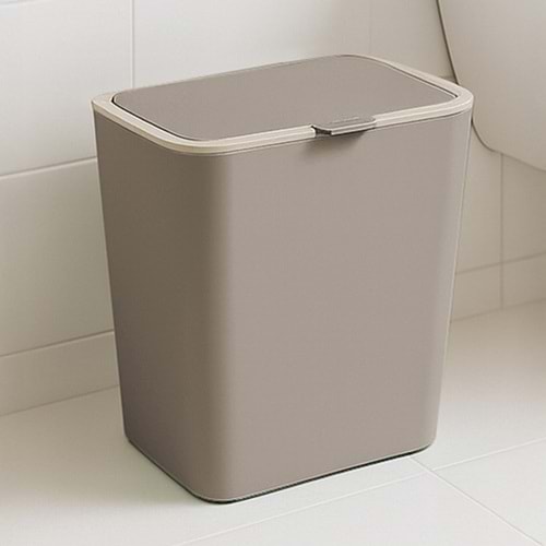 PRİMANOVA M-E95-09-1 FLIP ÇÖP KOVASI- KUM BEJİ (6)