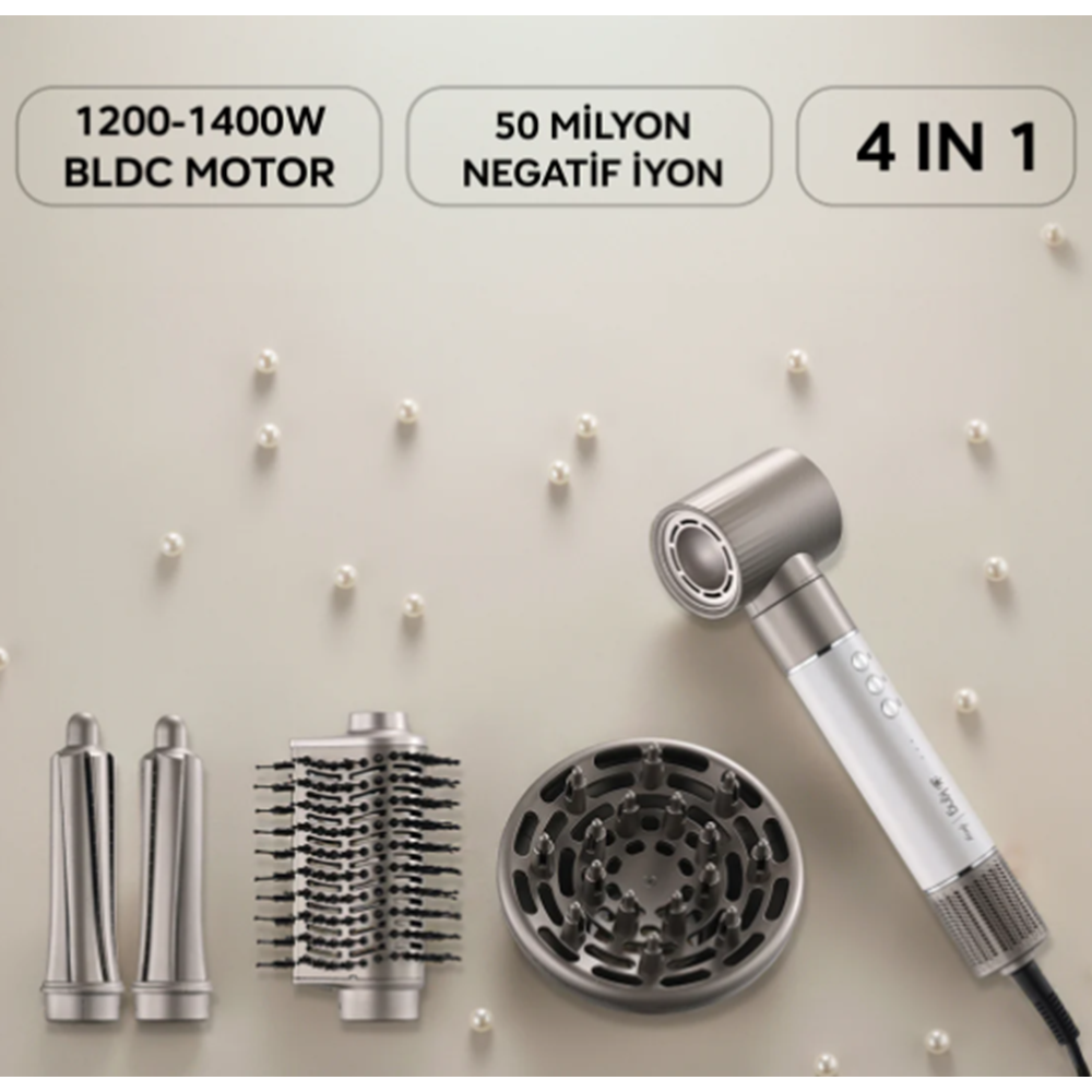 KİNG IPEXY K800 SAÇ ŞEKİLLENDİRİCİ SETİ (10)