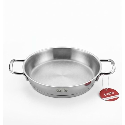 ÖZ LİFE GU-534 TERESA ÇELİK OMLET SAHAN 16 CM KAPAKSIZ (12)