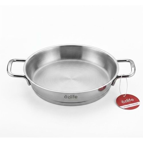 ÖZ LİFE GU-535 TERESA ÇELİK OMLET SAHAN 18 CM KAPAKSIZ (12)