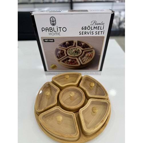 PABLİTO PBT-1163 6 LI STANTLI ÇEREZLİK YUVARLAK (12)