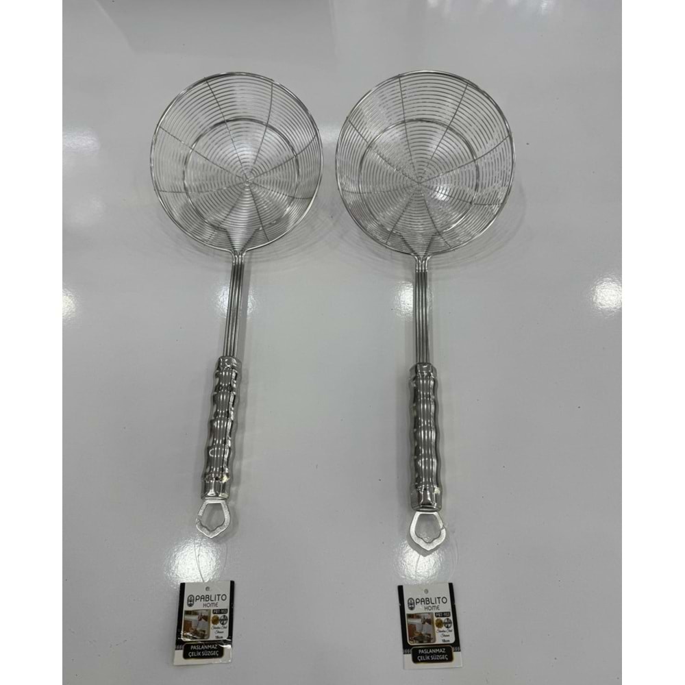 PABLİTO PBT-953 METAL SAPLI KEVGİR 18 CM (150)