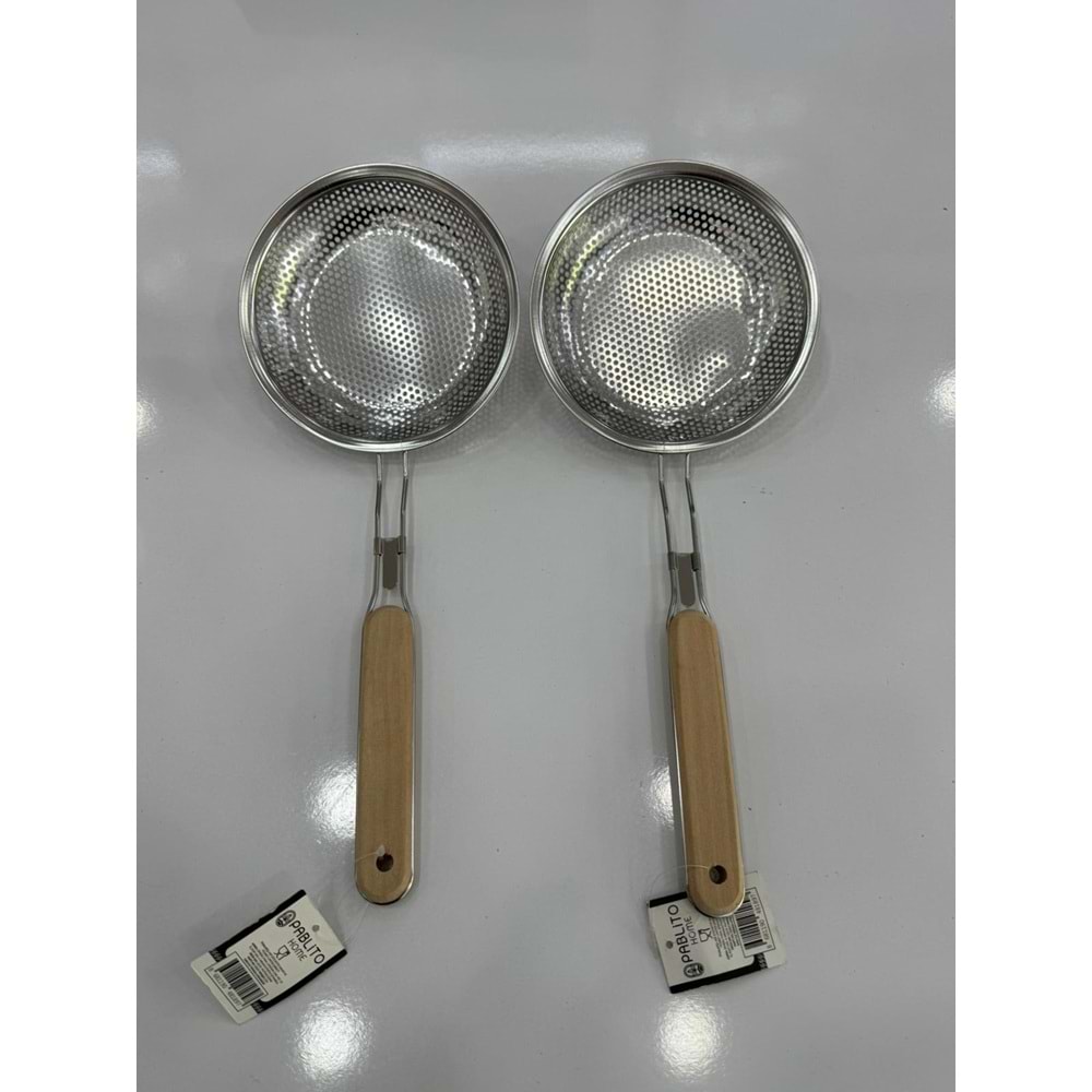 PABLİTO PBT-950 AHŞAP SAPLI SÜZGEÇ 16 CM (200)