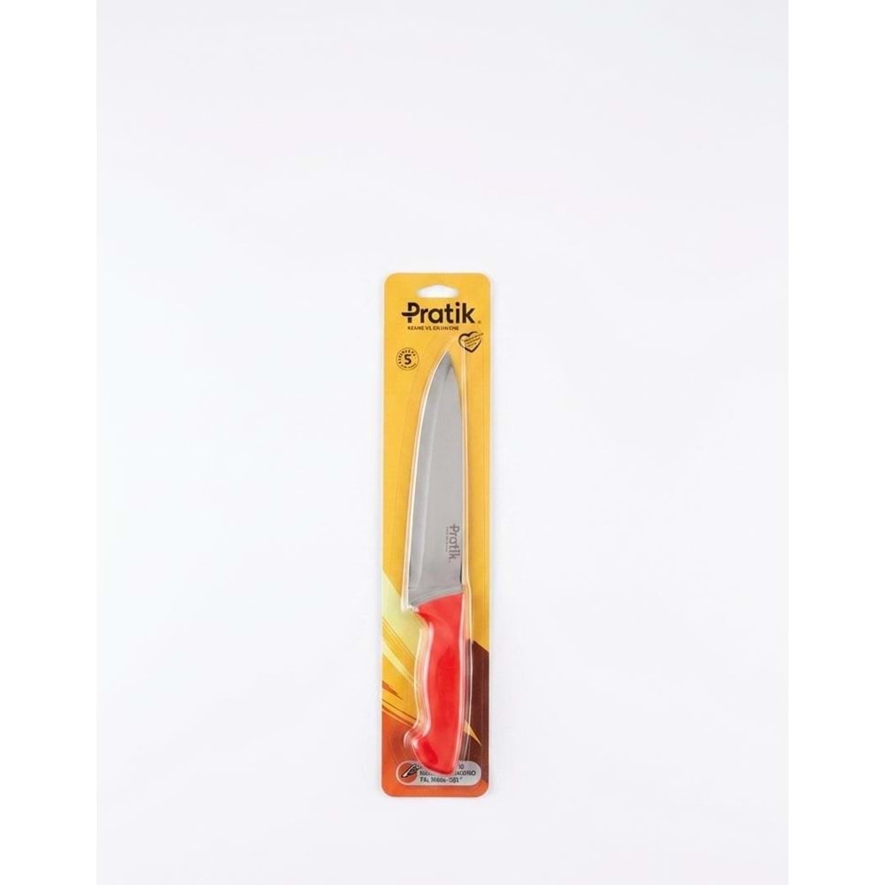 PİRGE KSR43032-02 KESER ŞEF BIÇAĞI 21 CM KIRMIZI (12)