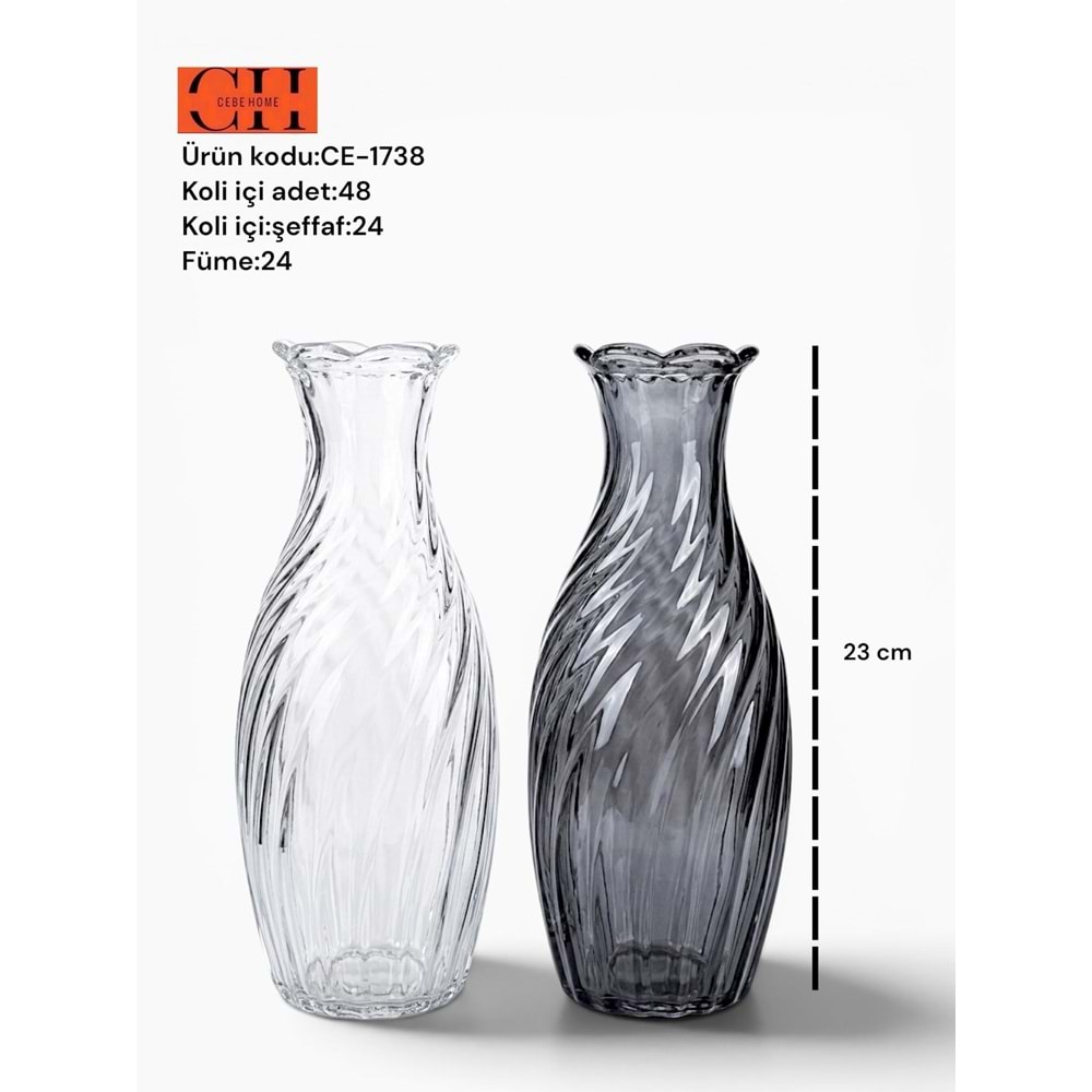 CEBE HOME CE-1738 CAM VAZO 22CM (48)