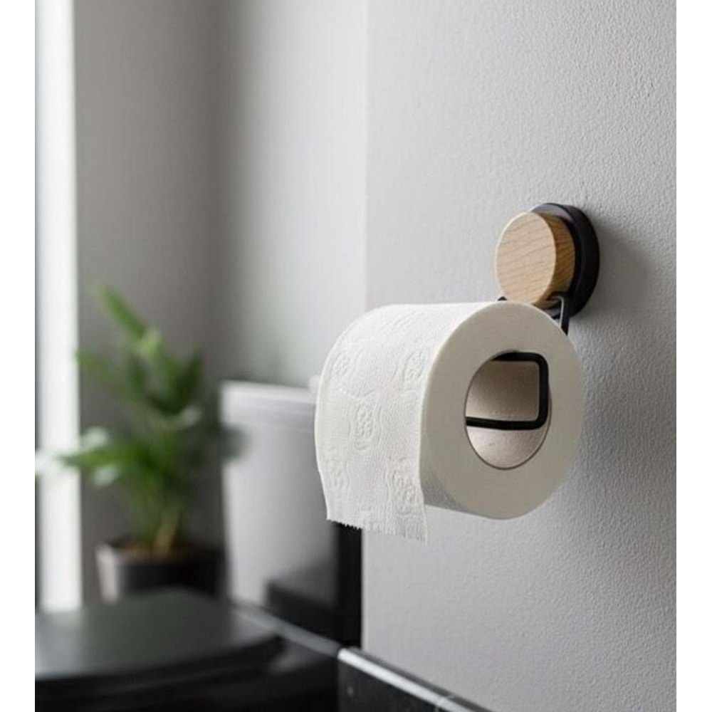 OKYANUS MGS-708W MAGİC FİX WC KAĞITLIK LÜX SİYAH AHŞAP (24)